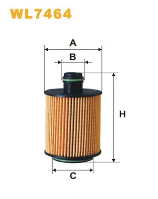 WIX FILTERS wl7464 -  Фильтр масляный двигателя